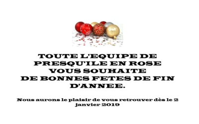 Bonnes fêtes de fin d&rsquo;année !
