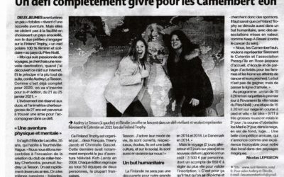 Les Camembert&rsquo;euh vont représenter Presqu&rsquo;Ile en Rose au Finland Trophy !