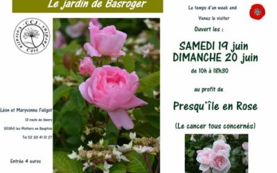 Visite du jardin de Basroger