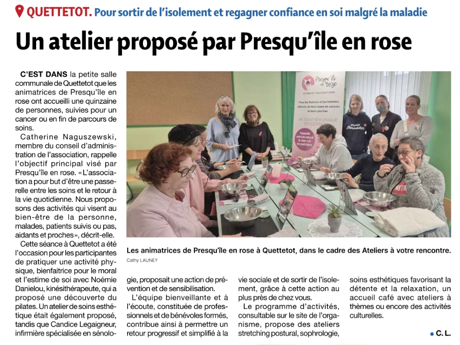 Article Presse de la Manche - Octobre 2024