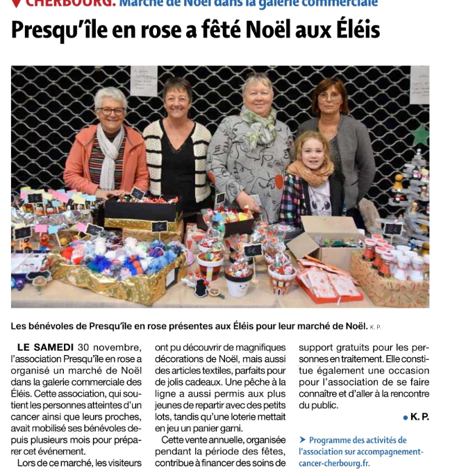 Presqu’île en rose a fêté Noël aux Éléis