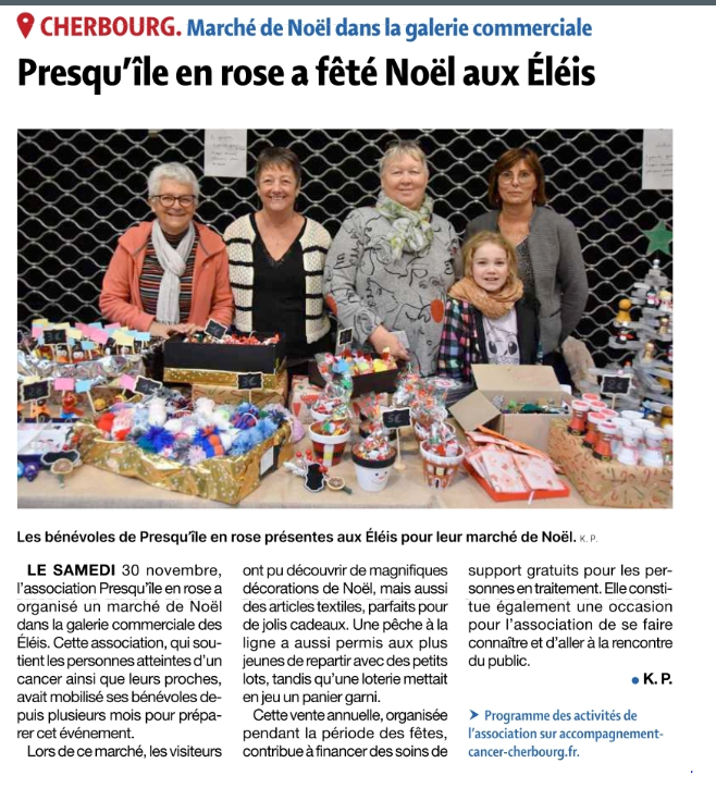 Presqu'île en rose a fêté Noël aux Éléis