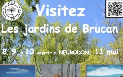 Visite des jardins de Brucan