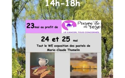 Ouverture des Jardins de Brucan au profit de Presqu’île en Rose