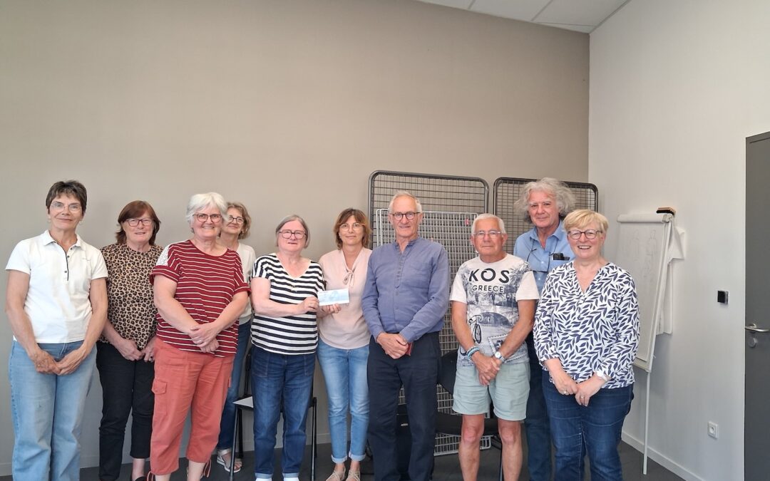 L’association Arts Créatifs de Bretteville soutient Presqu’île en Rose