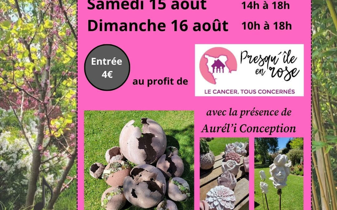 Visitez le Jardin Chou au profit de Presqu’île en Rose